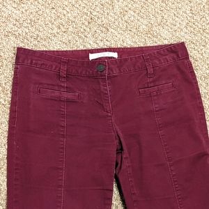 Loft Maroon Pants